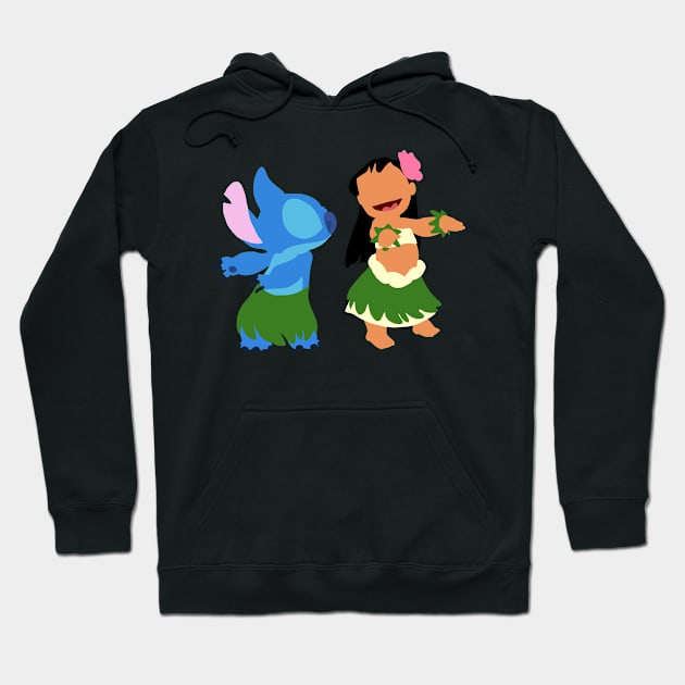 Two Hula Dancers Hoodie by maliarosburg